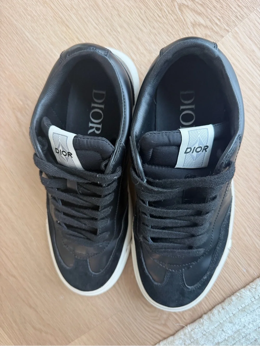 Dior Men's Black Low-Top Sneakers